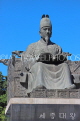 South Korea, SEOUL, Yeouido Park, King Sejon the Great statue, SK1009JPL