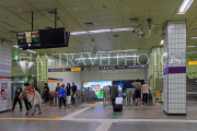 South Korea, SEOUL, public transport, Seoul Subway, Anguk Station interior, SK991JPL