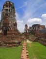 THAILAND, Ayuthaya, Wat Phra Mahathat, temple site ruins, THA2043JPL