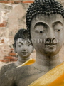 THAILAND, Ayuthaya, world heritage site, Buddha statues, THA2049JPL
