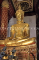 THAILAND, Ayutthaya, Wat Na Phra Meru (Na Phra Men), main temple Buddha statue, THA2697JPL