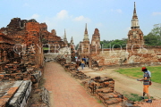 THAILAND, Ayutthaya, Wat Phra Mahathat complex ruins, THA2648JPL