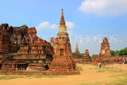 THAILAND, Ayutthaya, Wat Phra Mahathat complex ruins, THA2652JPL