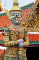 THAILAND, Bangkok, GRAND PALACE (Wat Phra Keo), Demon Guardian Maiyarab, THA2446JPL