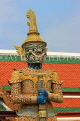 THAILAND, Bangkok, GRAND PALACE (Wat Phra Keo), Demon Guardian Virancamban, THA2463JPL