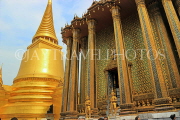 THAILAND, Bangkok, GRAND PALACE (Wat Phra Keo), golden Sri Rattana chedi, THA2380JPL
