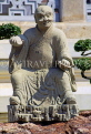 THAILAND, Bangkok, GRAND PALACE (Wat Phra Keo), stone cut Chinese figure, THA1986JPL
