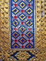THAILAND, Bangkok, GRAND PALACE, mosaic encrusted gold lacqured and coloured detail on buildings, THA1970JPL