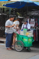 THAILAND, Bangkok, Rambuttri Road area, street food, fruit juice and drinks cart, THA3281JPL