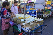 THAILAND, Bangkok, Sreet Food, fruit stall, Durian fruit, THA3415JPL