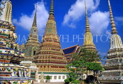 THAILAND, Bangkok, WAT PHO, Phra Maha Chedis, THA405JPL