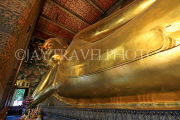 THAILAND, Bangkok, WAT PHO (Temple of Reclining Buddha), golden Buddha, THA2725JPL