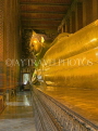 THAILAND, Bangkok, WAT PHO (Temple of Reclining Buddha), golden reclining Buddha, THA2137PL