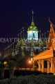 THAILAND, Bangkok, WAT RATCHANATDARAM (Loha Prasat), night view, THA3308JPL