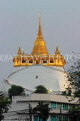 THAILAND, Bangkok, WAT SAKET (Golden Mount Temple), dusk view, THA3292JPL