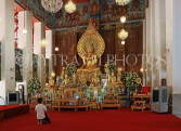 THAILAND, Bangkok, Wat Chana Songkhram, main chapel, interior, THA3002JPL