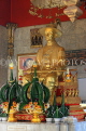 THAILAND, Bangkok, Wat Chana Songkhram, temple site shrine, THA3012JPL