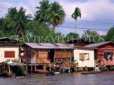 THAILAND, Bangkok, riverside houses, along Klong Bankok Yai (canals), THA645JPL