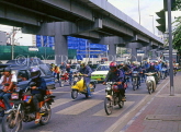 THAILAND, Bangkok, traffic along Rama IV Road, THA1008JPL