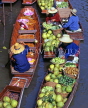 THAILAND, Damnoen Saduak (Floating Market), sampans full with fruit, THA07JPL
