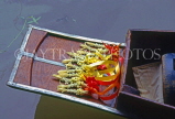 THAILAND, Damnoen Saduak (Floating Market), sampans with floral decorationt, THA1910JPL