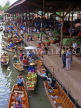 THAILAND, Damnoen Saduak (Floating Market), vendors in sampans, THA1939JPL