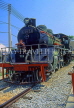 THAILAND, Kanchanaburi, River Kwai, steam locomotive at Railway Museum, THA1987JPL