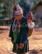 THAILAND, Northern Thailand, Chiang Rai, Akha tribe woman and baby, THA344JPL