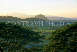 THAILAND, Northern Thailand, Chiang Rai, landscape near Burmese border, dusk, THA1675JPL