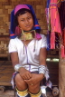 THAILAND, Northern Thailand, Mae Hong Son, Pa Dong tribe girl, THA1857JPL