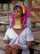 THAILAND, Northern Thailand, Mae Hong Son, Pa Dong tribe woman, THA1851JPL