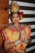 THAILAND, Northern Thailand, cultural dancer in traditional costume, THA2292JPL