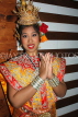 THAILAND, Northern Thailand, cultural dancer in traditional costume, THA2294JPL