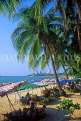 THAILAND, Pattaya, beach, sunshades and coconut trees, THA1991JPL