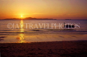THAILAND, Pattaya, beach and sunset over horizon, THA1992JPL