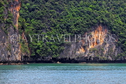 THAILAND, Phang Nga Bay, limestone islands, islet rock formations, THA4252JPL