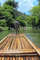 THAILAND, Phang Nga Province, KHAO LAK, Bamboo Rafting, THA4396JPL