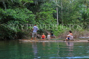 THAILAND, Phang Nga Province, KHAO LAK, Bamboo Rafting, THA4399JPL