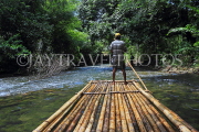 THAILAND, Phang Nga Province, KHAO LAK, Bamboo Rafting, THA4454JPL