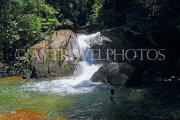THAILAND, Phang Nga Province, KHAO LAK, Ton Pling Waterfall, THA4463JPL