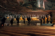 THAILAND, Phang Nga Province, KHAO LAK, Wat Suwan Khuha cave temple, Buddha statues, THA4354JPL