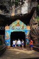 THAILAND, Phang Nga Province, KHAO LAK, Wat Suwan Khuha cave temple, entrance, THA4366JPL