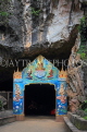 THAILAND, Phang Nga Province, KHAO LAK, Wat Suwan Khuha cave temple, entrance, THA4368JPL