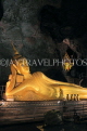 THAILAND, Phang Nga Province, KHAO LAK, Wat Suwan Khuha cave temple, reclining Buddha, THA4348JPL