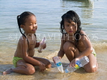 THAILAND, Phuket, Rawai Beach, children playing, THA2008JPL