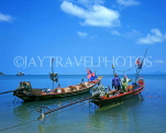 THAILAND, Phuket, West Coast, two fishing boats, THA1658JPL