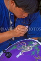 THAILAND, Phuket, crafts, artist painting parasol, THA1305JPL