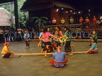 THAILAND, Rose Garden, cultural show, bamboo dance performance, THA1942JPL