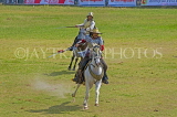 THAILAND, Surin, elephant festival, horsemen jousting, THA2124JPL