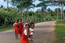 TONGA, Nukualofa, school children, TON2229JPLA